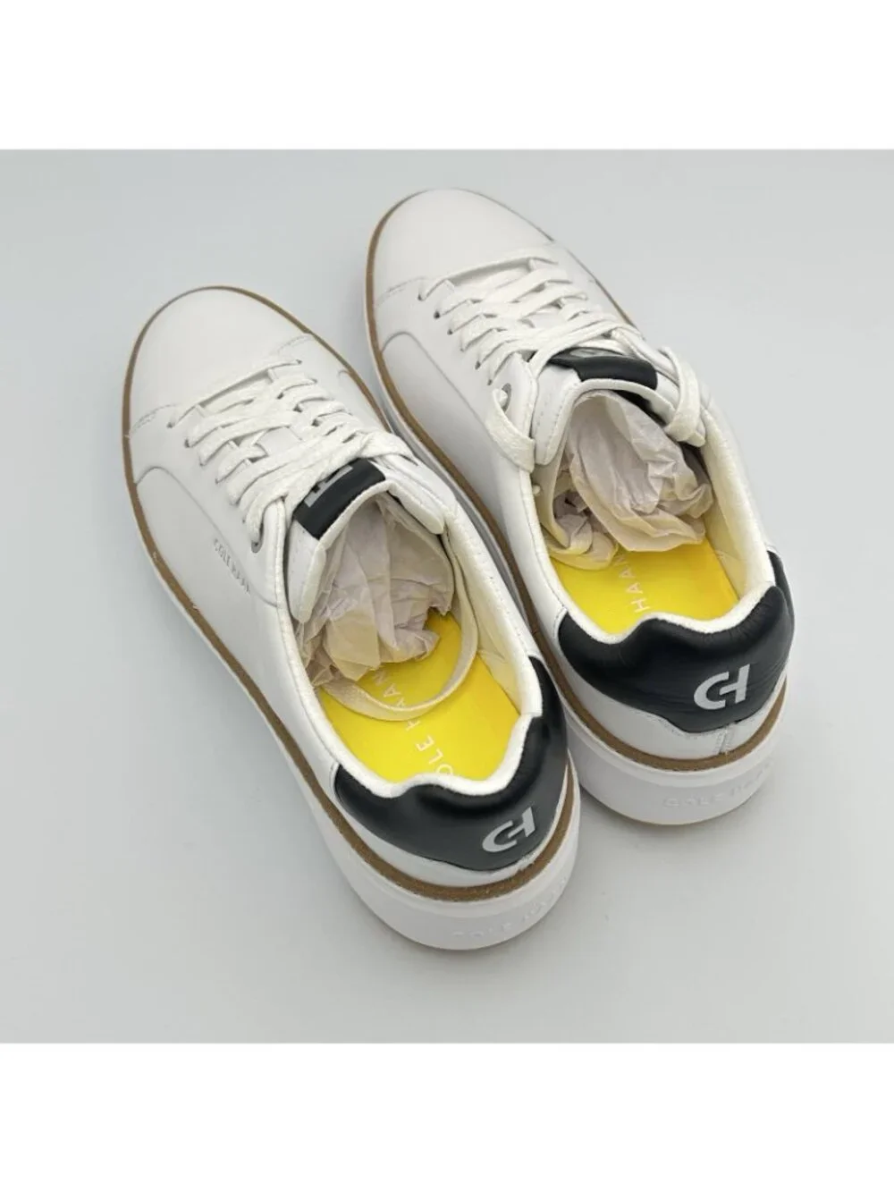 Cole Haan GrandPro Topspin Sneaker Women’s Size 5.5 White Leather Shoes W22707 - Picture 4 of 11